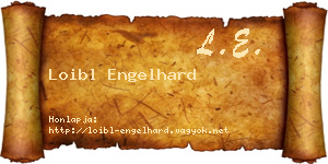 Loibl Engelhard névjegykártya